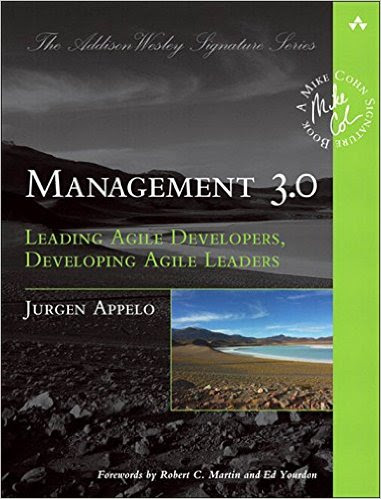 The cover of Management 3.0 book