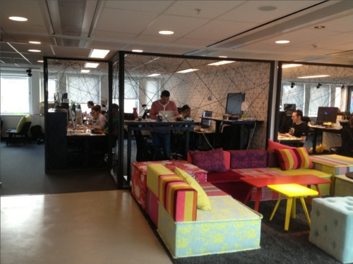 Team private work place at spotify