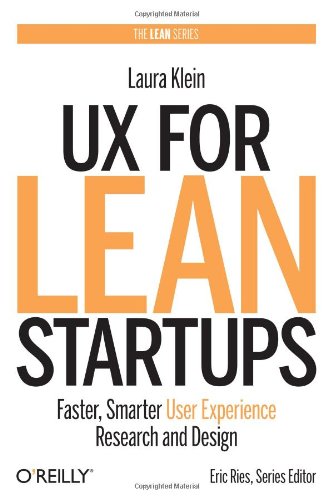 The cover of the book 'UX For Lean Startups'
