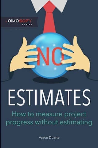 The cover of the No Estimates book