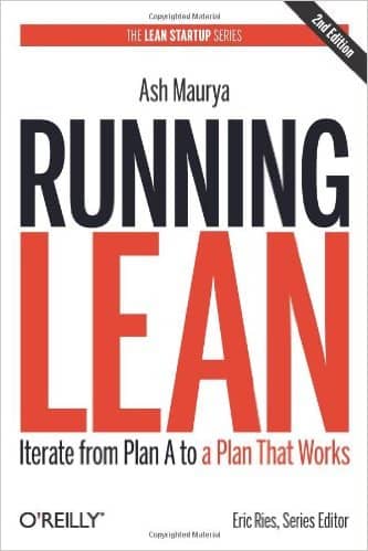 The cover of the Running Lean book