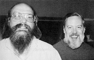 Ken Thompson and Dennis Ritchie, the creators of Unix