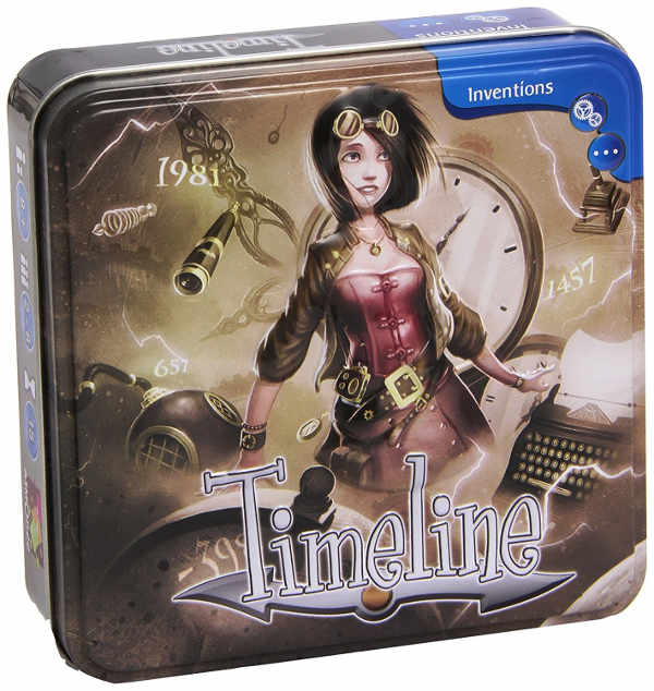 The Timeline board game box