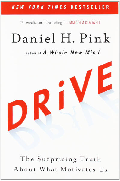 The cover of the Daniel Pink's "Drive" book