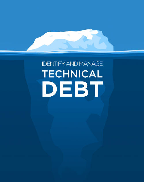 A technical debt iceberg