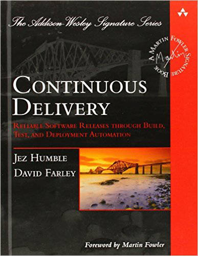 The cover of the continuous delivery book