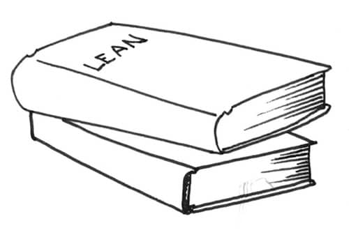 Drawing of books