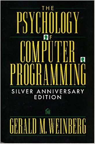 The cover of "The psychology of computer programming"