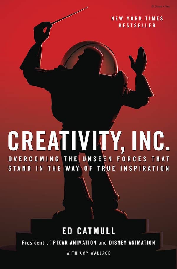Cover of the Creativity.inc book. It contains lessons on Candor we should all read to become badass developers