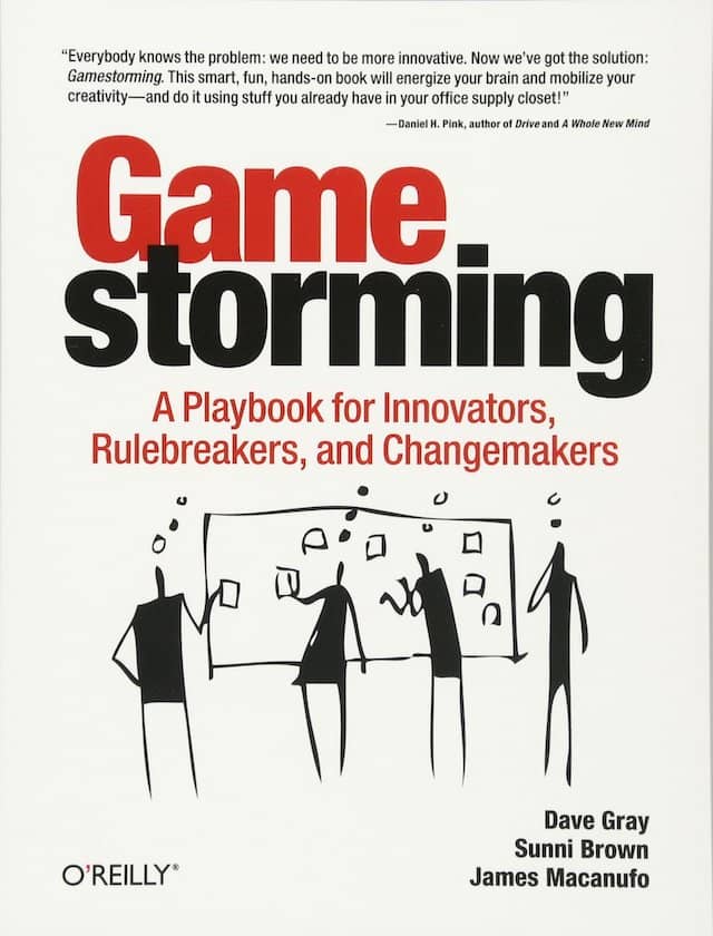 Cover of the Gamestorming book. This book contains a guide to create a visual agenda for your workshop. It was also one of the inspirations for the Event Storming workshop itself.
