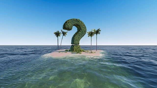 Photo of a tree in form of a question mark on a desert island in the middle of the ocean. Starting with Why is usually the smartest thing to do. Emily Bache's reasons to become a technical coach are still valid when trying to introduce technical coaching in your current organization.