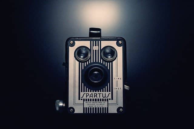 Photo of a retro camera. Turning your camera on when remote pair coaching is a good way to show that you face-to-face communication is still of great importance, even in remote work