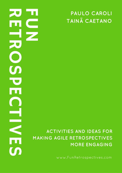 The cover of the "Fun Retrospectives" book