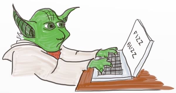 Yoda doing the Fizz Buzz kata