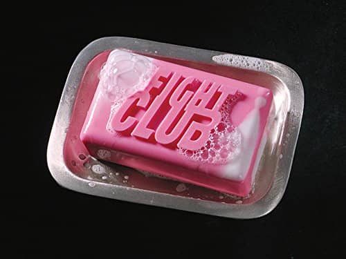 Photo of pink soap written 'Fight Club', as in the movie. Like the Fight Club, it's better to avoid naming DDD because of its convoluted names.